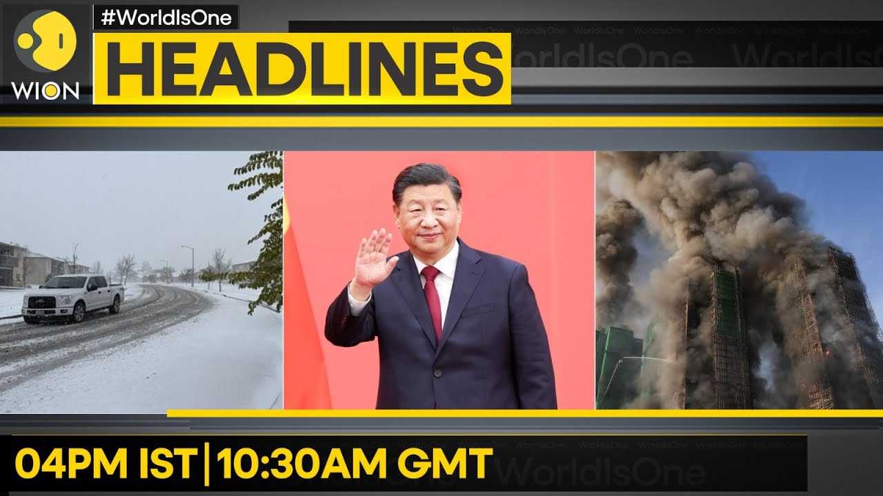 Hong Kong: Four Dead in Massive Building Fire | Storm Brings Heavy Snow in North Dakota|  HEADLINES