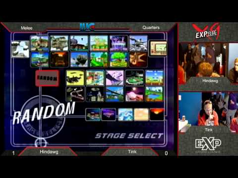 EXPosure 9 - Tink (Fox/Marth) vs.  Hindawg (Falco) Melee Bracket