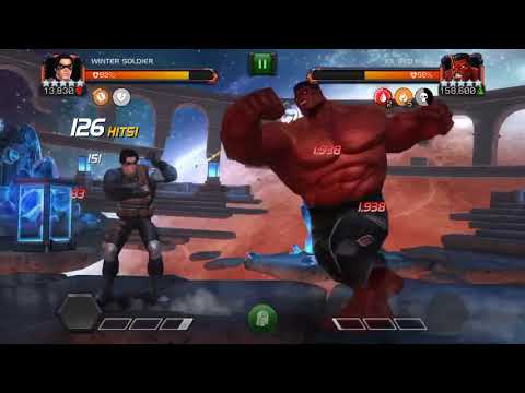 MCOC - LOL - 5 Star Rank 5 Winter Soldier vs Red Hulk