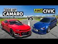 7-Second Camaro SS vs Sleeper EG Civic // THIS vs THAT