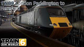 1W09 London Paddington to Hereford - Great Western Express - Class 43 - Train Sim World 6