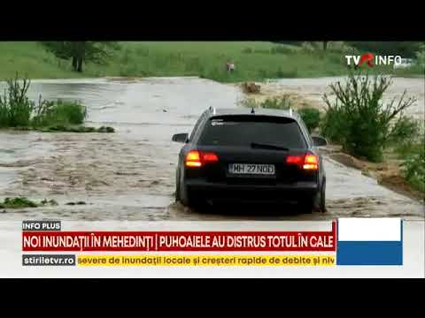 Noi inundații în Mehedinți