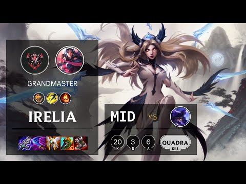 Irelia Mid vs Ryze - EUW Grandmaster Patch 11.17