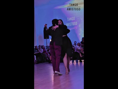  Natasha Lewinger  and  Winston Veerender  are  dancing  to  a  tango