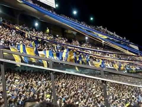 "BOCA 3 vs godoy cruz 0 / LA 12 desde la platea baja." Barra: La 12 &bull; Club: Boca Juniors &bull; País: Argentina
