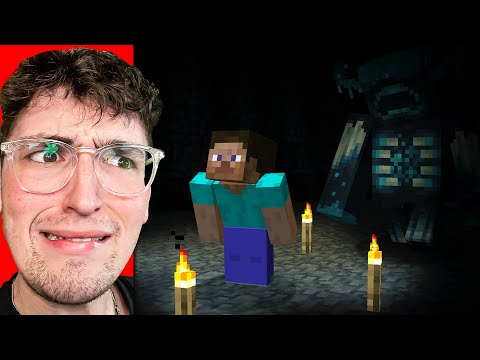 Surviving in Minecraft SCARY Deep Dark
