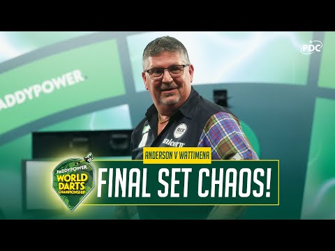 FINAL SET CHAOS IN FULL! 💥 | Anderson v Wattimena | 2025/26 Paddy Power World Darts Championship