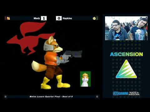 Ascension VII Melee Losers Quarters - Medz (Fox) vs Napkins (Peach)