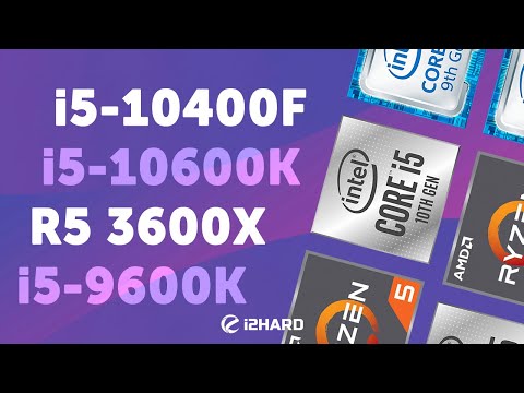 Intel Core i5-10400F and i5-10600K test. Comparison with Ryzen 5 3600X and Core i5-9600K