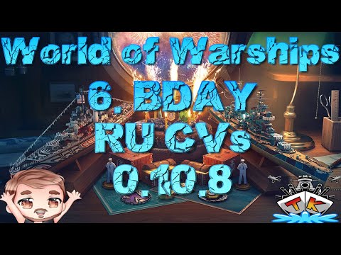 6. Warships Geburtstag, Russische Cvs uvm. mit 0.10.8 "Vorschau" in World of Warships