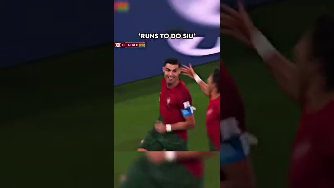 Messi Made Ronaldo Stop The Siu 🥶 #shorts