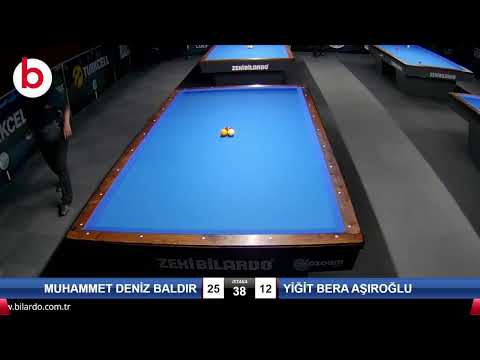 MUHAMMET DENİZ BALDIR & YİĞİT BERA AŞIROĞLU Bilardo Maçı - 2024 U17 1.ETAP-1.TUR