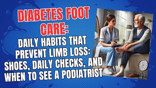 Diabetes Foot Care: Habits That Prevent Limb Loss: Shoes, Daily Checks, & When to See a Podiatrist