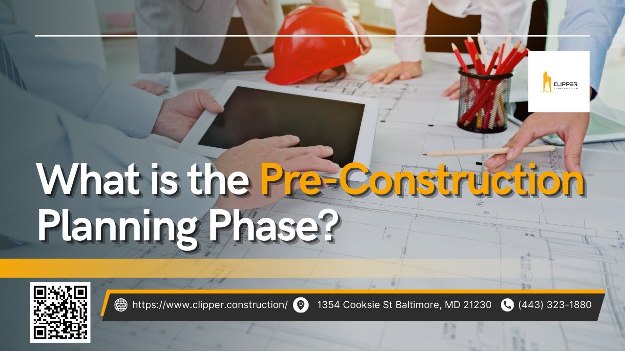 What is the Pre-Construction Planning Phase?