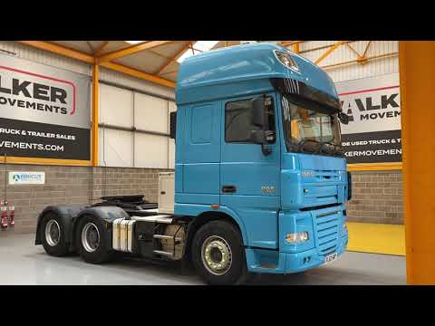 New In Stocklist: DAF XF105 510 Eu5, SUPERSPACE 6X4 (150T SPECIAL TYPES) TRACTOR UNIT-2012-FL62 HBP