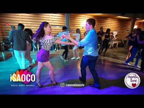 Aleksandr Maneev and Olesya Petrova Salsa Dancing in Mambolove, Saturday 09.06.2018