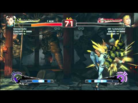 Chun Li ( OmniproxXx ) vs Cody ( zMr tummytumz ) HD 1080P