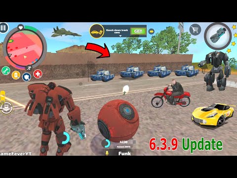 Rope Hero: Vice Town 6.3.9 New Update - (Transformer Ball Fight Tanks Group) - Android Gameplay HD