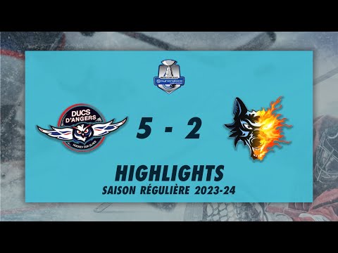 Ducs d'Angers 5-2 Brûleurs de Loups de Grenoble - Highlights - Synerglace Ligue Magnus 23/24