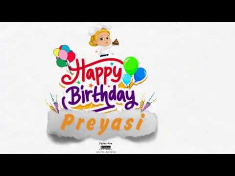Happy Birthday Preyasi