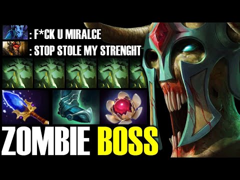 ZOMBIE BOSS..!! Meta Aghanim Scepter Undying is Back by Miracle 7.25 | Dota 2