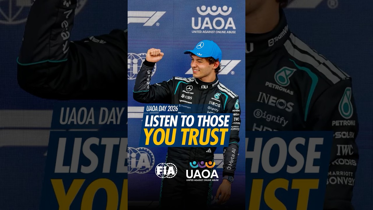 Kimi Antonelli: "Listen to People that you Trust"  |  #UAOADay #UnitedAgainstOnlineAbuse #fia