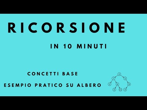 Ricorsione - Concetti Base || come affrontare + esempio pratico (Ingegneria Informatica)