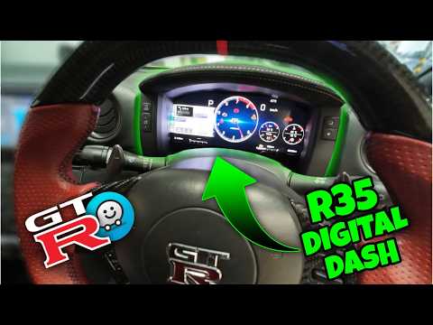 Nissan GT-R Digital Dash Speedo Cluster Upgrade With Apple CarPlay!