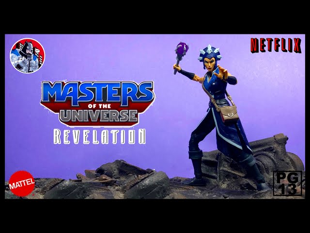 Vídeo relacionado con Masters del Universo MOTU Revelation Evil Lyn Figura de acción con accesorios, juguete +6 años (Mattel HLB39)