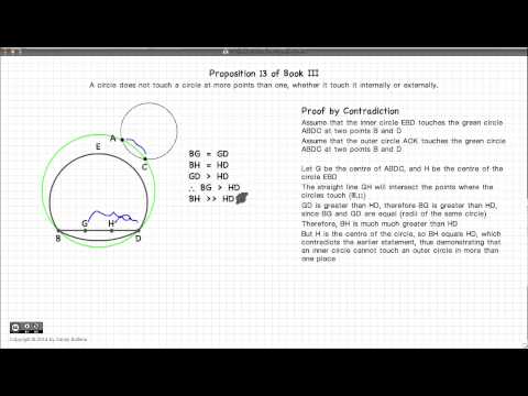 Euclid's Elements Book 3 - Proposition 13