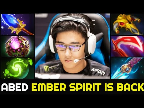 ABED back to main account with Scepter Build Ember Spirit 7.27 Dota 2