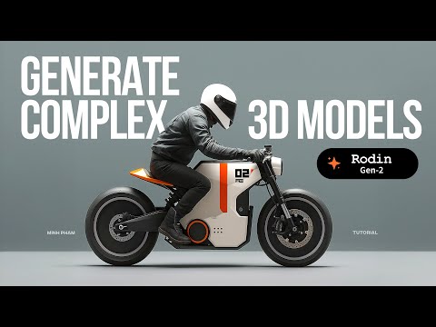 Generate complex 3D models from any images with Rodin Gen-2