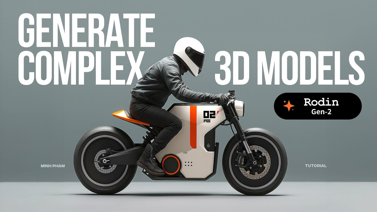 Generate complex 3D models from any images with Rodin Gen-2