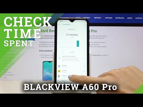 BLACKVIEW A60 Pro and Battery Settings - Check Total Screen Time