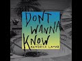 Don T Wanna Know Maroon 5 Ft Kendrick Lamar Pitched