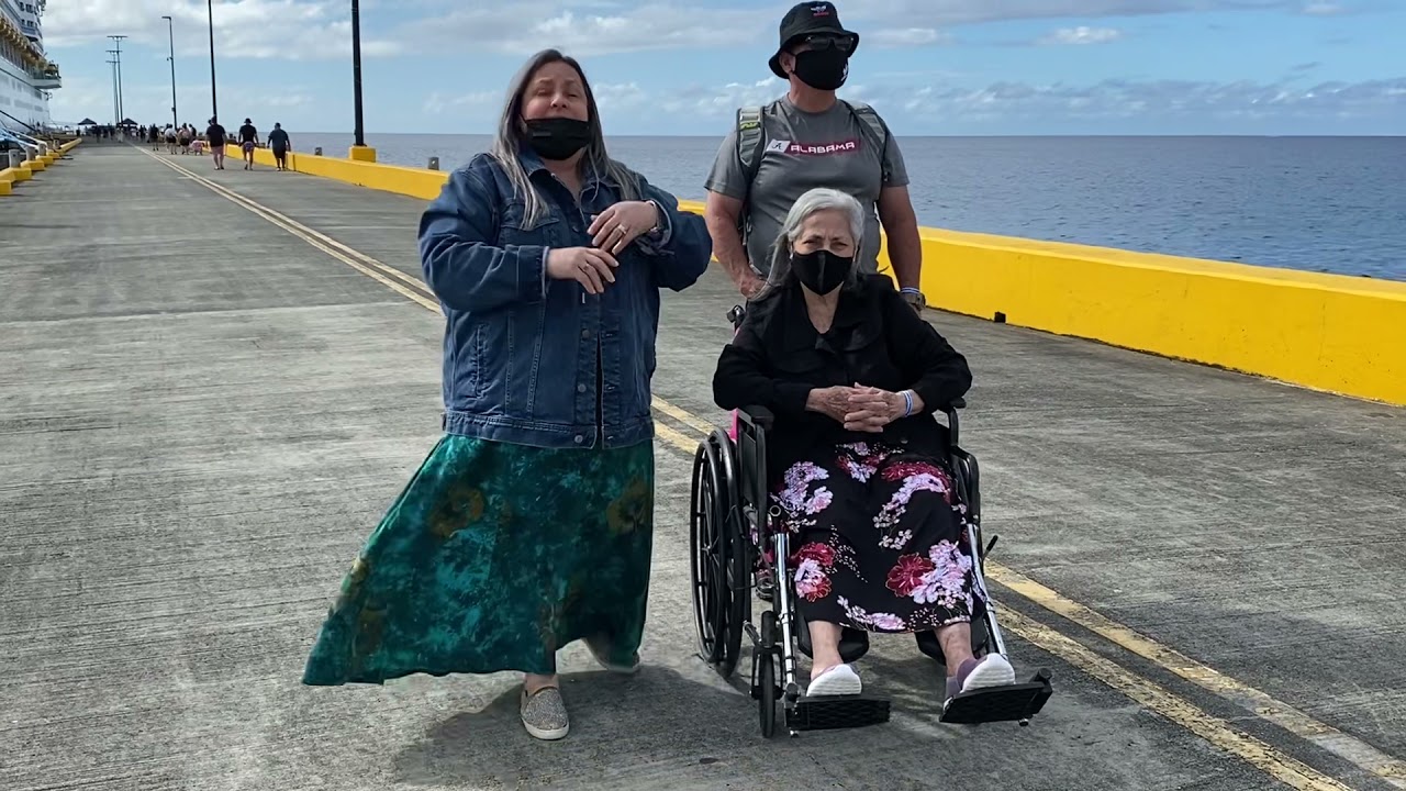 Rosa Pérez - En Santa Cruz con mi madre petición contestada a mi mamá en cruzero