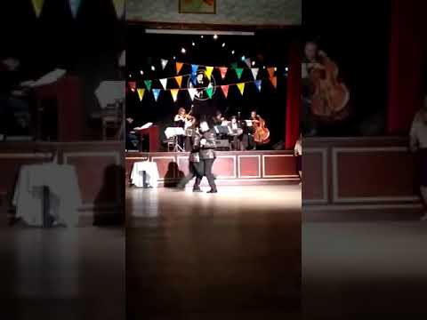  Leonardo Sardella  and  Walter Pérez  are  dancing  to  the  tango  "  Loca  "