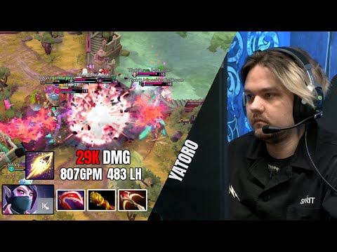 Yatoro's perspective: learn Templar Assassin farming pattern with Team Spirit's carry