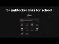 5 NEW Rare Unblockers Links Unblocked Websites For School Chromebook 2026