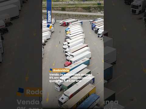Venda de caminhões avança 9% em agosto, mas acumula queda de 4,8% no ano