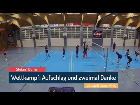 Wettkampftraining: Aufschlag und zweimal Danke - Stefan Hübner