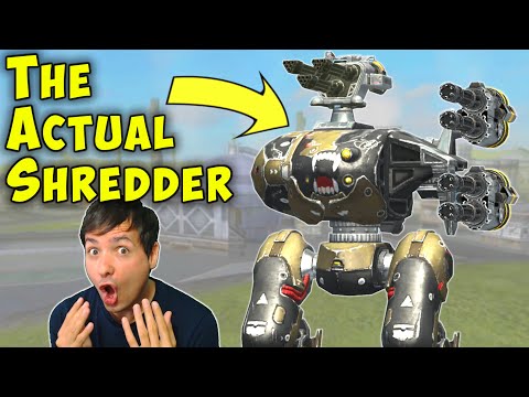 THIS IS THE SHREDDER! Machinegun CERBERUS Mk2 War Robots Gameplay WR