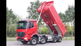 شاحنة قلابة Mercedes-Benz AROCS 4153 | 8X4 | LOW KM!! | RETARDER | FULL STEEL | EURO 6 | صورة 4 - Autoline