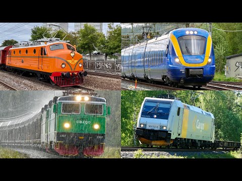 Svenska tåg som tutar del 4 / Compilation of train horns (Sweden) part 4