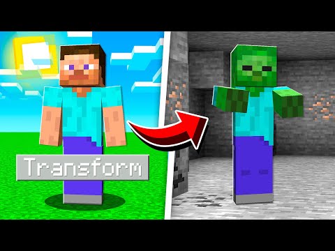 How To MORPH Into ANY MOB in Minecraft!