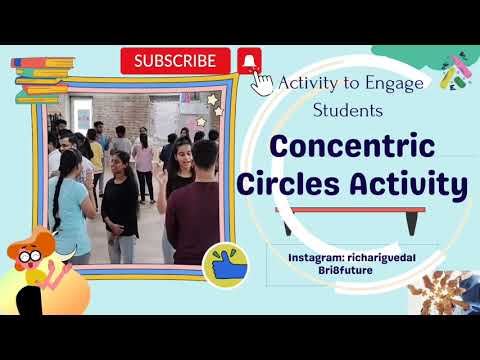 How to engage students using concentric circles activity? Creative way to engage students👭👬👫🧑‍🤝‍🧑🧒😊