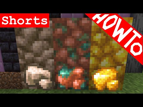 Eyecraftmc - Minecraft 1.17: How to Make/Craft Raw Ore Blocks (Gold, Copper, Iron) - Tutorial