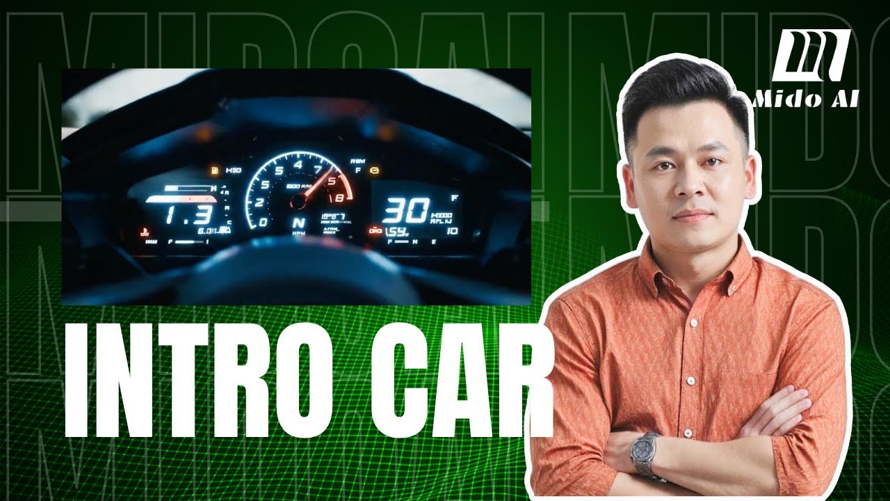 Intro xe Ô Tô bằng Video AI | Mido AI