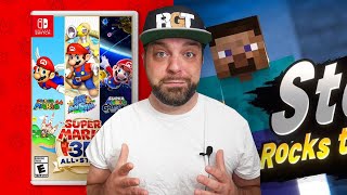 Super Mario 3D All-Stars HUGE SALES + Minecraft Steve INVADES Smash Ultimate!