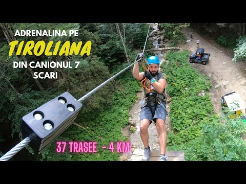 Tiroliana de la 7 Scări m-a luat prin surprindere | Adrenalină în România